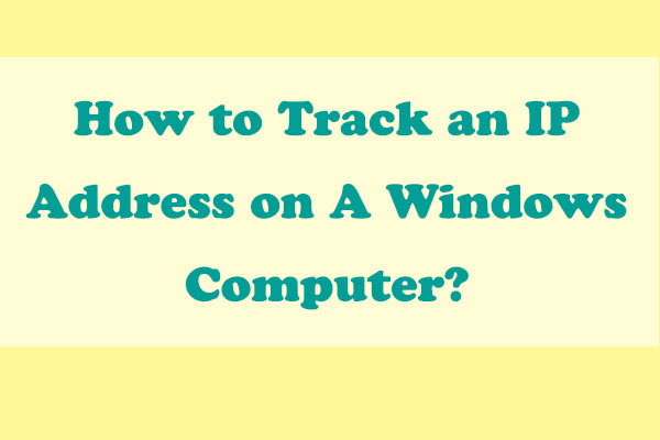 track ip address for email