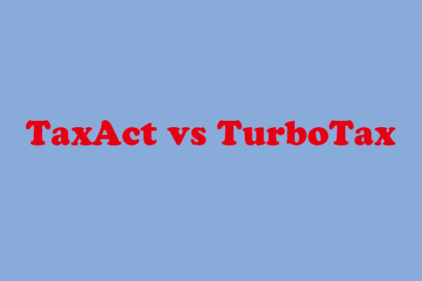 taxact vs turbotax pricing