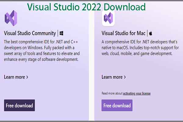 visual studio 2022 for mac download
