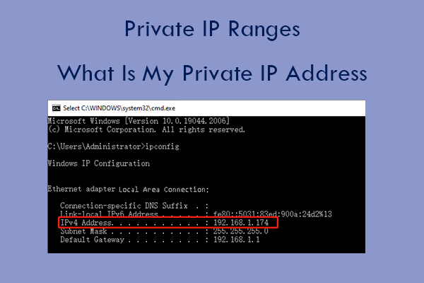 Private IP Ranges What Is My Private Local IP Address