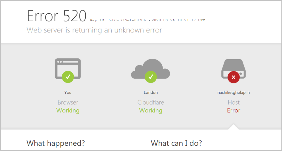  Solved Error 520 Web Server Is Returning An Unknown Error