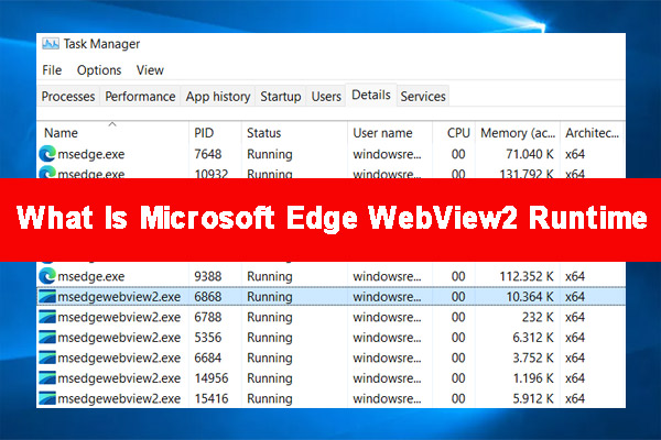 What Is Microsoft Edge WebView2 Runtime How To Fix Its Issue