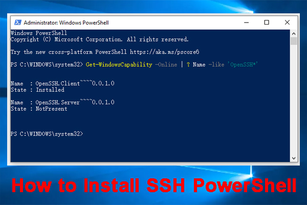 PowerShell SSH How To Install SSH PowerShell On Windows 10 11