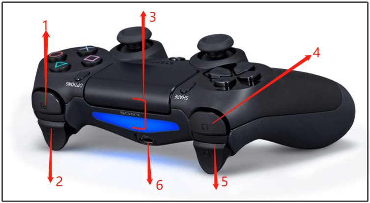 playstation 2 controller layout