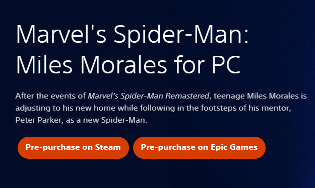 Spider-Man: Miles Morales PC Release Date Set for November 18, System  Requirements Revealed