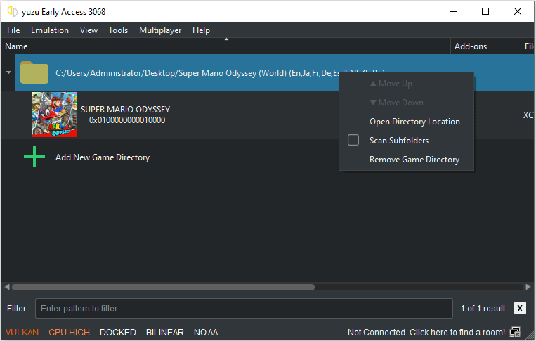 Switch Emulator Ryujinx Adds Vulkan Compatibility