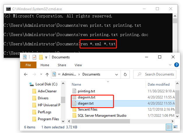 CMD Rename Files How To Rename Files In Command Prompt MiniTool Partition Wizard