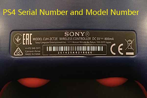 How To Find PS4 Serial Number And Model Number Here s The Guide