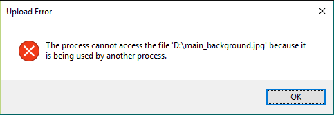 Fixed: The Process Cannot Access The File Used by Another Process ...