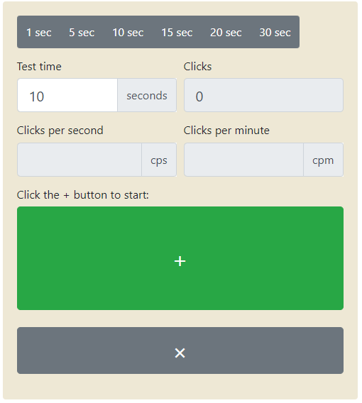 The CPS Test 5 Seconds: How Fast Can You Click?