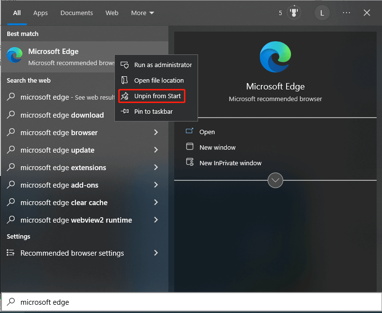 Microsoft Edge Icon Disappeared On Windows Solved Minitool Hot Sex