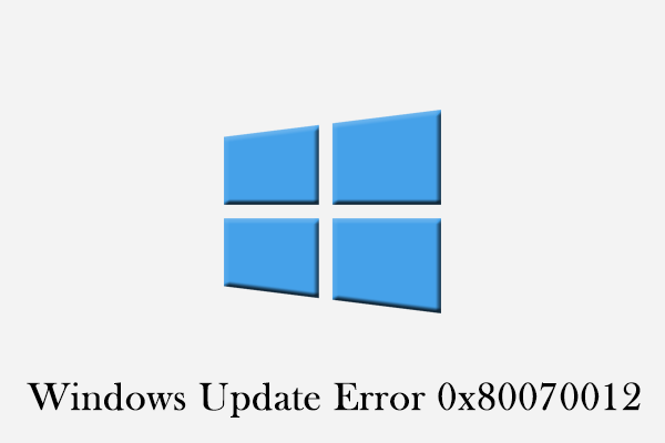 Код ошибки 80070012 windows 7