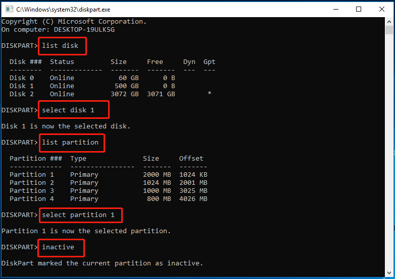 how to mark partition as active acronis true image